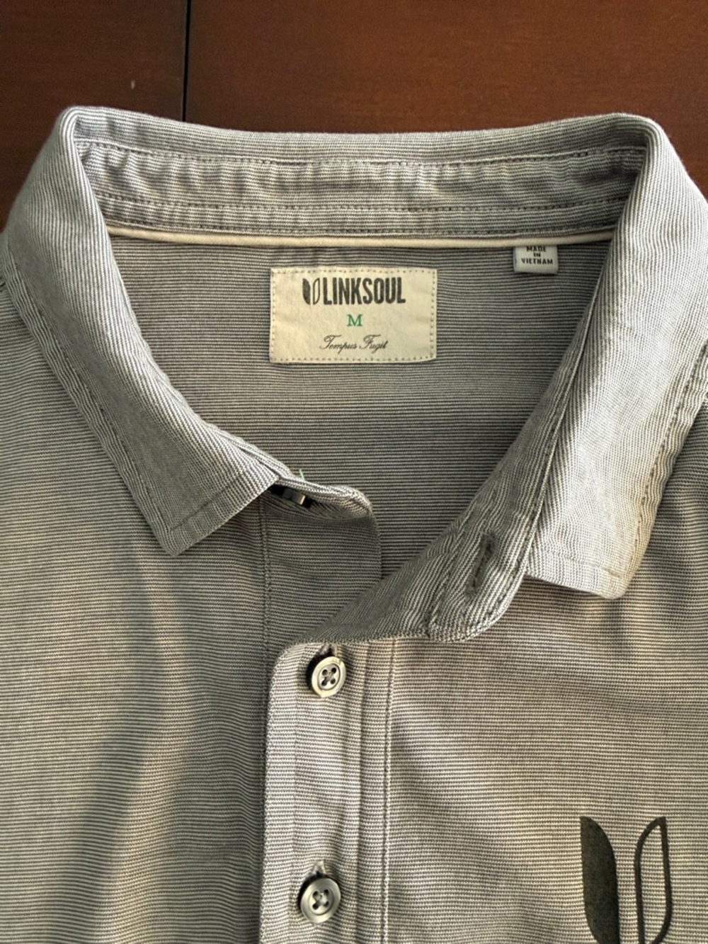 Linksoul Light Grey Polo - Men’s M